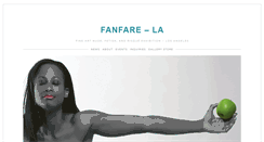 Desktop Screenshot of fanfare-la.com
